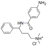 [4-[(4-aminobenzoyl)amino]-4-phenyl-butyl]-dimethyl-azanium chloride 结构式