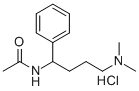 Acetamide, N-(alpha-(3-(dimethylamino)propyl)benzyl)-, hydrochloride 结构式