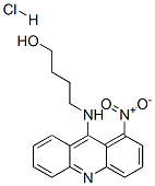 1-Butanol, 4-((1-nitro-9-acridinyl)amino)-, monohydrochloride 结构式