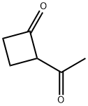 Cyclobutanone, 2-acetyl- (9CI) 结构式