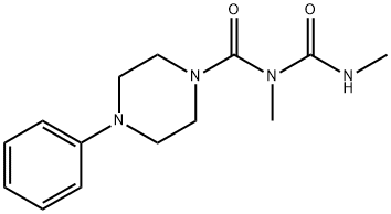 1-(2,4-Dimethylallophanoyl)-4-phenylpiperazine 结构式