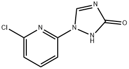 1-(6-氯-2-哌啶)-1H-3-羟基-1,2,4三唑 结构式