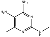 2,4,5-Pyrimidinetriamine,  N2,6-dimethyl- 结构式