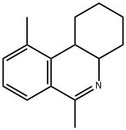 Phenanthridine, 1,2,3,4,4a,10b-hexahydro-6,10-dimethyl- (9CI) 结构式