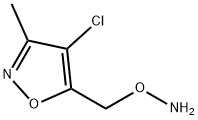 Isoxazole, 5-[(aminooxy)methyl]-4-chloro-3-methyl- (9CI) 结构式