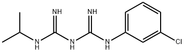1-(3-Chlorophenyl)-5-isopropylbiguanide 结构式