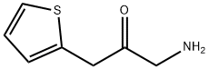2-Propanone,  1-amino-3-(2-thienyl)- 结构式