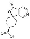 顺式-1'-氧代-螺[环己基-1,3'(1'H)-呋喃并[3,4-c]吡啶]-4-羧酸 结构式