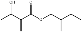Isopentyl 3-hydroxy-2-methylenebutanoate 结构式