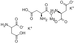 DL-天门冬氨酸钾镁盐 结构式
