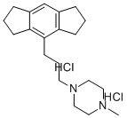 1-(3-(1,2,3,5,6,7-Hexahydro-s-indacen-4-yl)propyl)-4-methylpiperazine  dihydrochloride 结构式