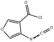 3-Furancarbonyl chloride, 4-isocyanato- (9CI) 结构式