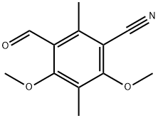 Benzonitrile, 3-formyl-4,6-dimethoxy-2,5-dimethyl- (9CI) 结构式