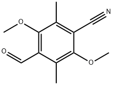 Benzonitrile, 4-formyl-2,5-dimethoxy-3,6-dimethyl- (9CI) 结构式