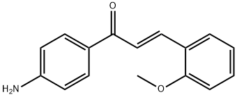 (E)-1-(4-氨基苯基)-3-(2-甲氧苯基)丙-2-烯-1-酮 结构式