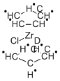 双(环戊二烯)氯化锆氘化物 结构式