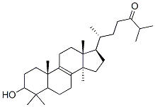 lanost-8-en-3-ol-24-one 结构式