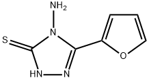 4-氨基-5-(2-呋喃)-2H-1,2,4-三唑-3-硫酮 结构式