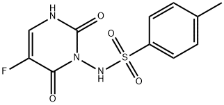 3-(p-Tolylsulfonylamino)-5-fluorouracil 结构式