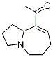 1-(2,3,5,6,7,9a-hexahydro-1H-pyrrolo[1,2-a]azepin-9-yl)-Ethanone 结构式