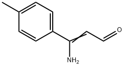 2-Propenal,  3-amino-3-(4-methylphenyl)- 结构式
