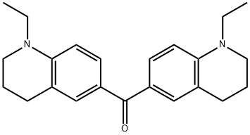 bis(1-ethyl-1,2,3,4-tetrahydroquinolin-6-yl) ketone 结构式
