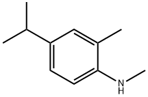 Benzenamine, N,2-dimethyl-4-(1-methylethyl)- (9CI) 结构式
