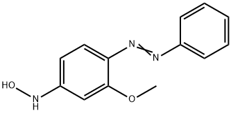 N-hydroxy-3-methoxy-4-(phenylazo)-benzenamine 结构式