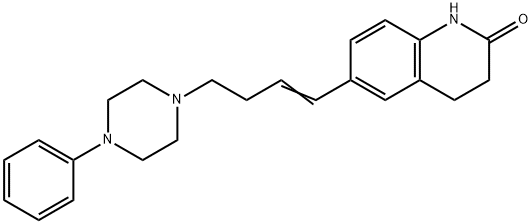 2(1H)-Quinolinone, 3,4-dihydro-6-(4-(4-phenyl-1-piperazinyl)-1-butenyl )- 结构式