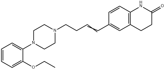 2(1H)-Quinolinone, 3,4-dihydro-6-(4-(4-(2-ethoxyphenyl)-1-piperazinyl) -1-butenyl)- 结构式