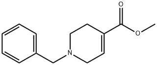 1-苄基-1,2,3,6-四氢吡啶-4-甲酸甲酯 结构式