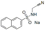 N-(氰甲基)-2-萘磺酰胺 钠盐 结构式