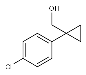 1-(4-氯苯基)-1-环丙烷甲醇 结构式