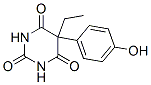 5-乙基-2-(对羟基苯基)巴比妥酸 结构式