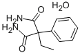 2-乙基-2-苯基丙二酰胺一水 结构式