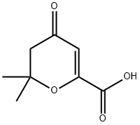 3,4-二氢-2,2-二甲基-4-氧代-2H-吡喃-6-羧酸 结构式