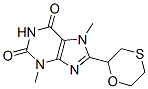 3,7-Dimethyl-8-(4-thiomorpholinyl)-3,7-dihydro-1H-purine-2,6-dione 结构式