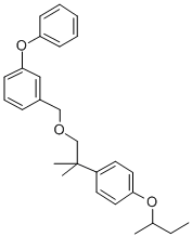 1-((2-(4-(1-Methylpropoxy)phenyl)-2-methylpropoxy)methyl)-3-phenoxyben zene 结构式