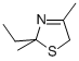2,4-Dimethyl-2-ethyl-3-thiazoline 结构式