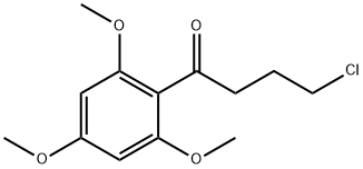 4-氯-1-(2,4,4,6-三甲氧基苯基)-1-丁酮 结构式