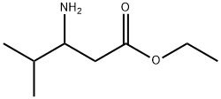 3-氨基-4-甲基戊酸乙酯 结构式