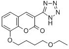 8-(5-Oxaheptyloxy)-3-(1H-tetrazol-5-yl)coumarin 结构式