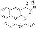 8-(2-(2-Propenyloxy)ethoxy)-3-(1H-tetrazol-5-yl)-2H-1-benzopyran-2-one 结构式