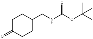 N-BOC-4-酮-环己甲胺 结构式