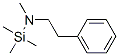 N-methyl-2-phenyl-N-trimethylsilyl-ethanamine 结构式