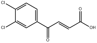 (E)-4-(3,4-dichlorophenyl)-4-oxo-but-2-enoic acid 结构式