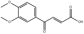 (E)-4-(3,4-二甲氧基苯基)-4-氧代-2-丁烯酸乙酯 结构式
