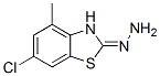 2(3H)-Benzothiazolone,6-chloro-4-methyl-,hydrazone(9CI) 结构式