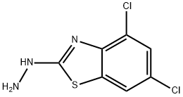 4,6-DICHLORO-2(3H)-BENZOTHIAZOLONE HYDRAZONE 结构式