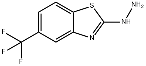 2-肼基-5-(三氟甲基)苯并[D]噻唑 结构式